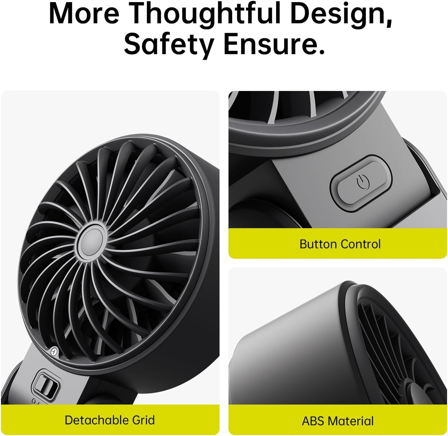 JisuLife Handheld Fan 7 3600mAh Black