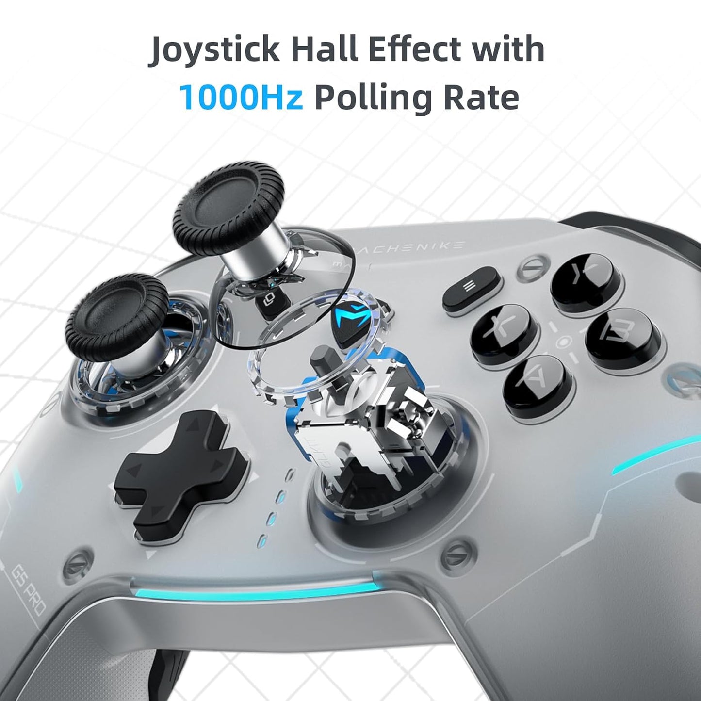 Machenike PC Gamepad G5 PRO Max SE Tri-mode 2.4GHz-BT-USB C With Charging Base