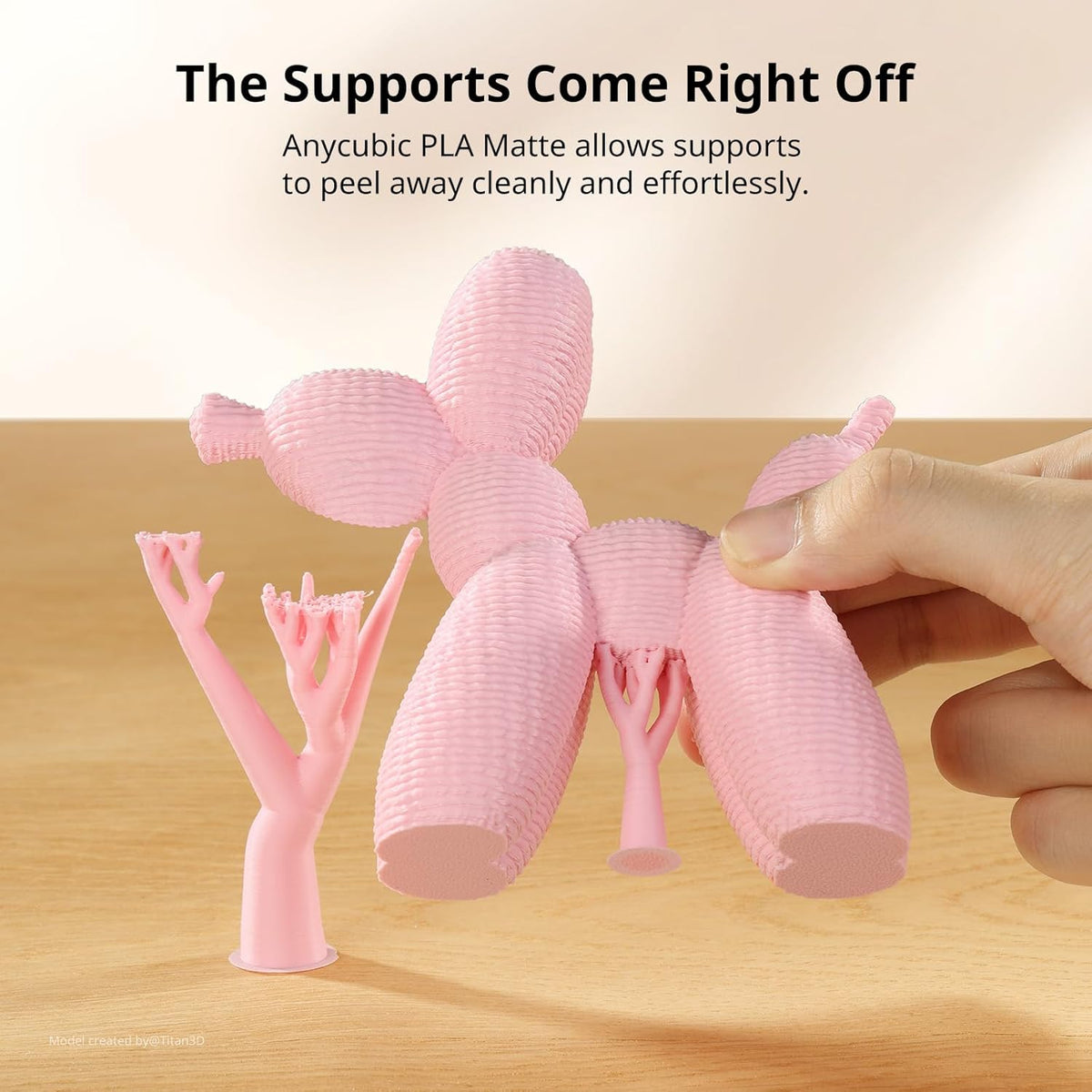 Anycubic PLA Matte Filament Black 1Kg