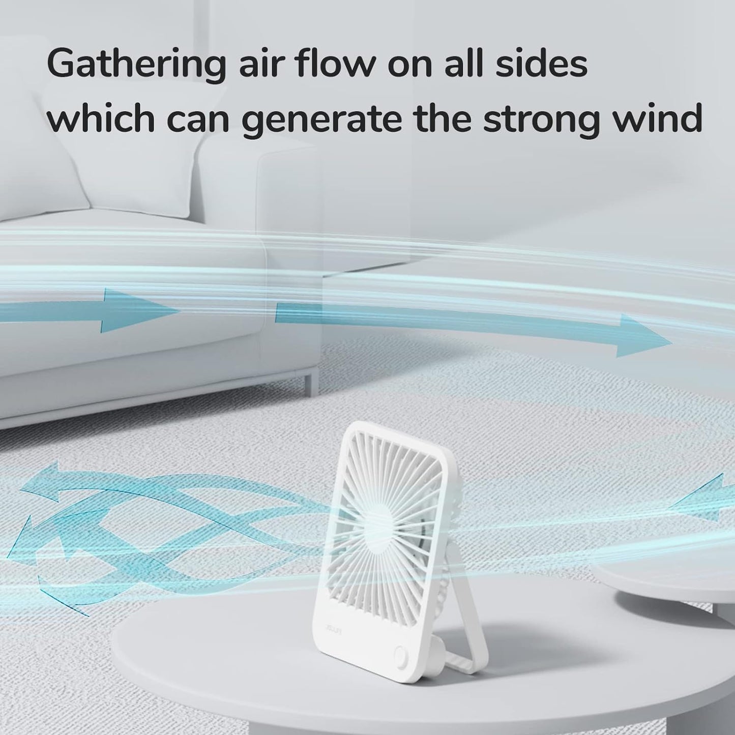 Jisulife Desktop Fan Powerbank Out FA26 White