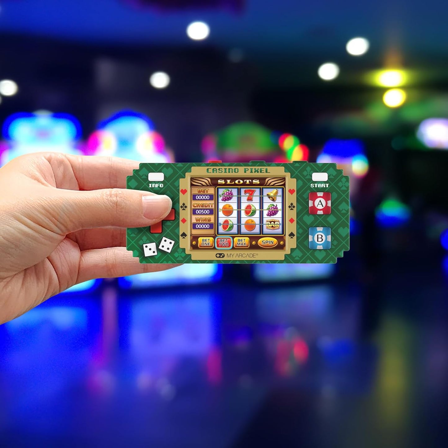 My Arcade PIXEL POCKET PRO CASINO (10 GAMES IN 1)