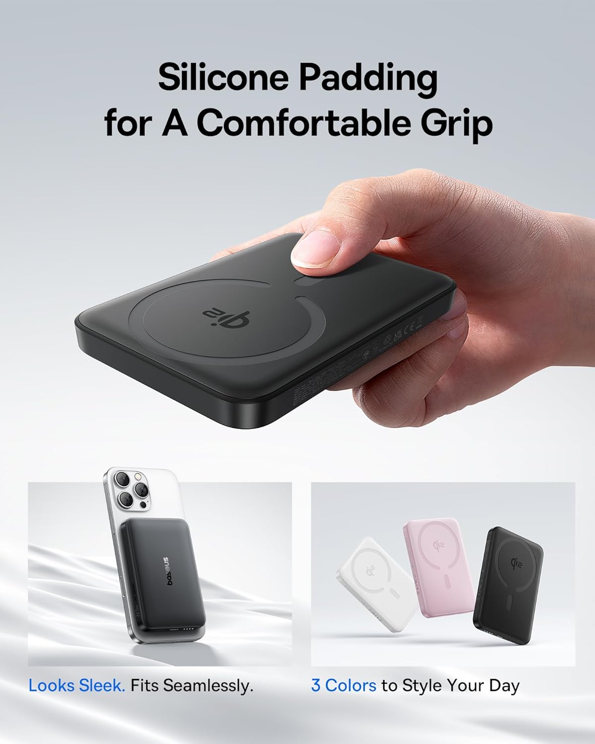 Baseus Powerbank Qi2 EnerFill FM12 Wireless 22.5W 10000mAh Black
