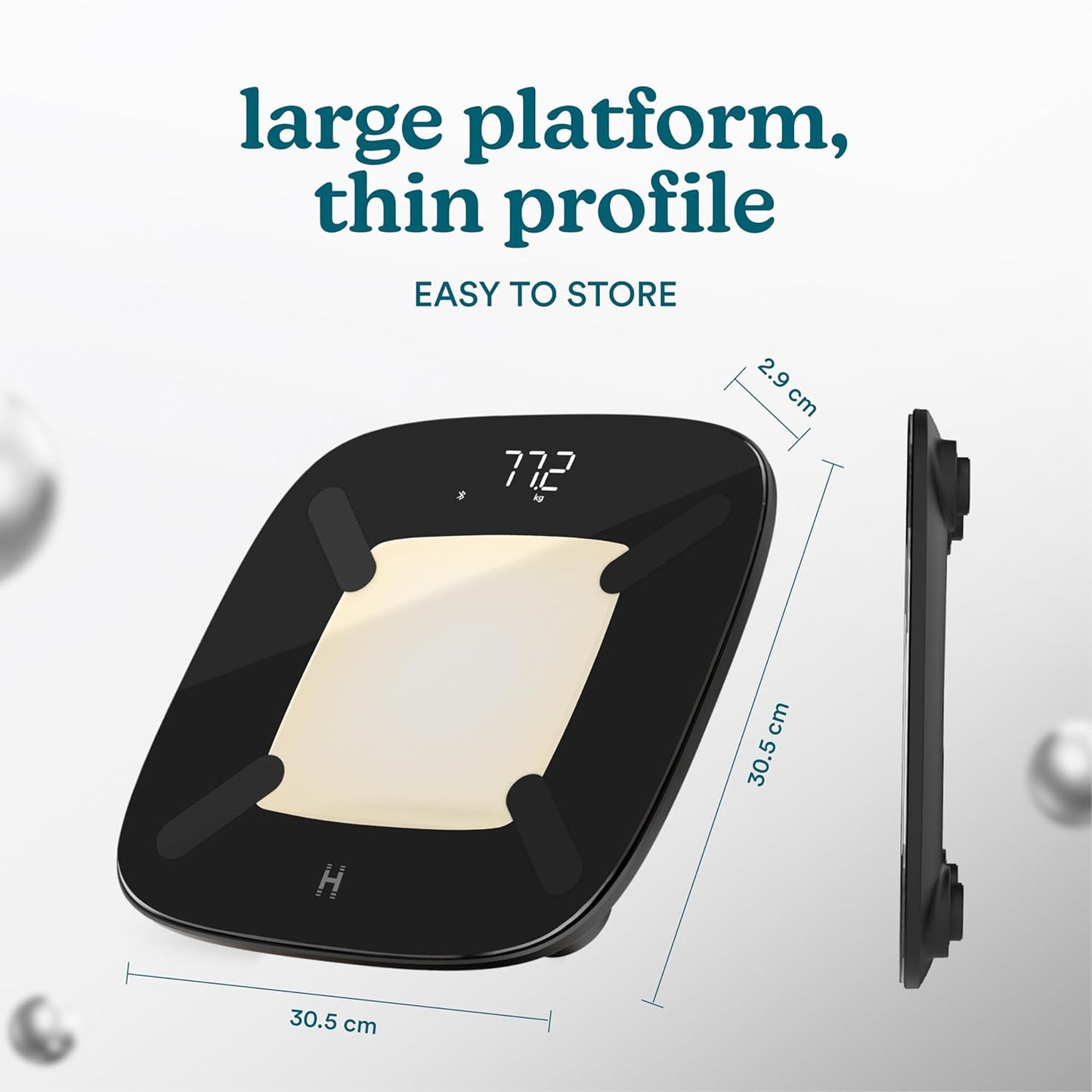 HoMedics  SCL-BBC200 Body Scale Glo Smart Analyser Black