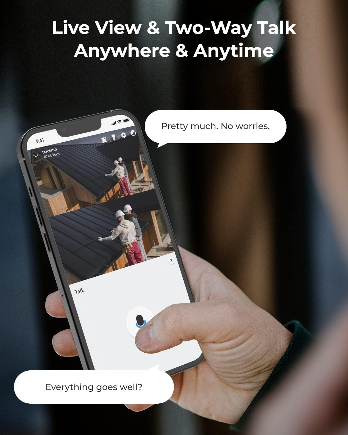 Reolink BP4G Outdoor Battery Camera 4K Trackmix LTE (G770) (White) (Hard Bundle)