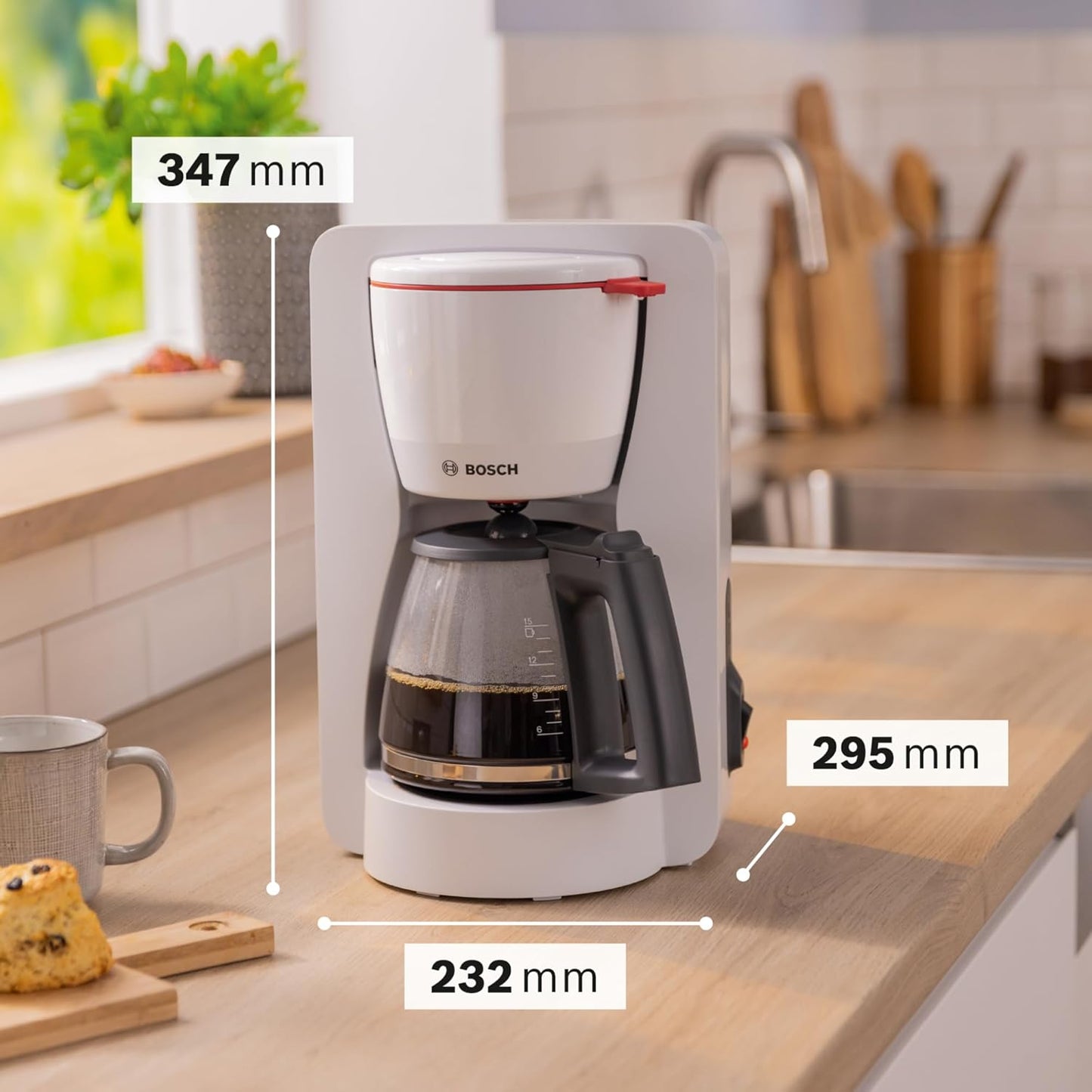 BOSCH TKA2M111 MyMoment Coffee Maker White