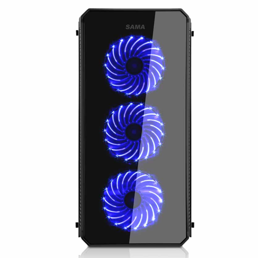 SAMA, VANGUARD FULL TOWER TEMPERED GLASS PC CASE