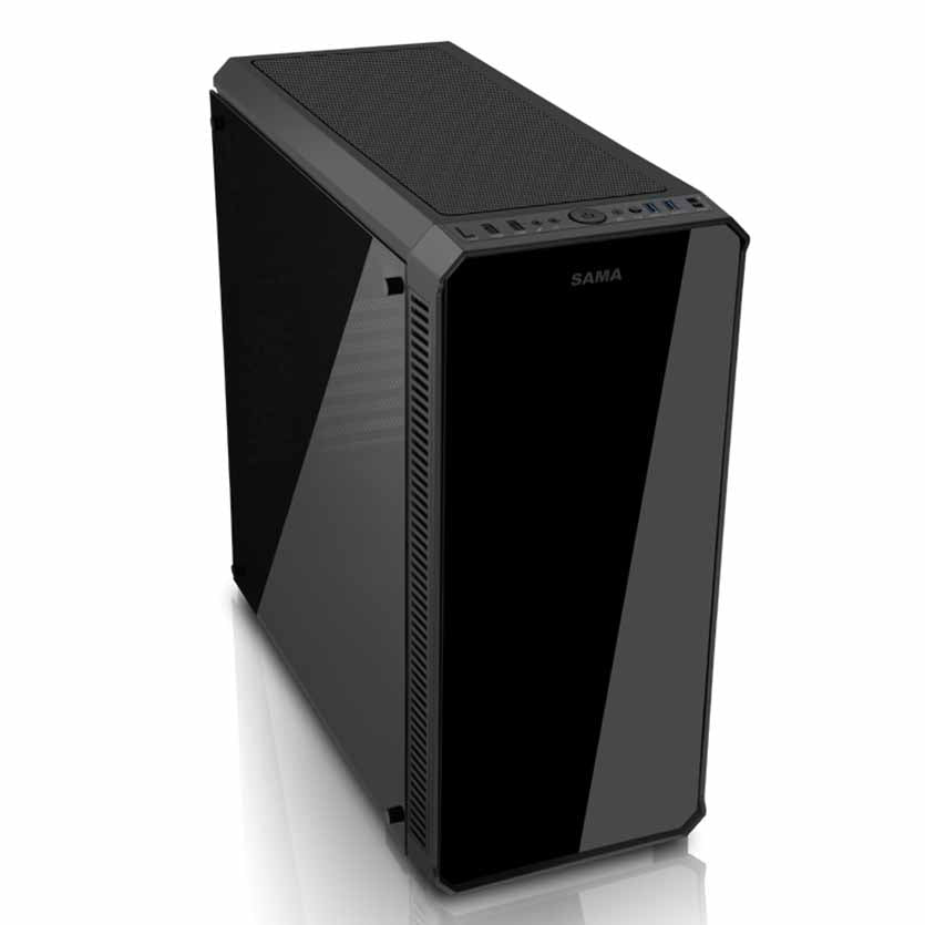 SAMA, VANGUARD FULL TOWER TEMPERED GLASS PC CASE