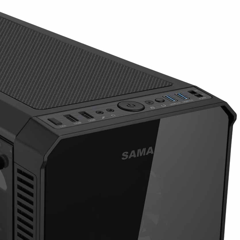 SAMA, VANGUARD FULL TOWER TEMPERED GLASS PC CASE