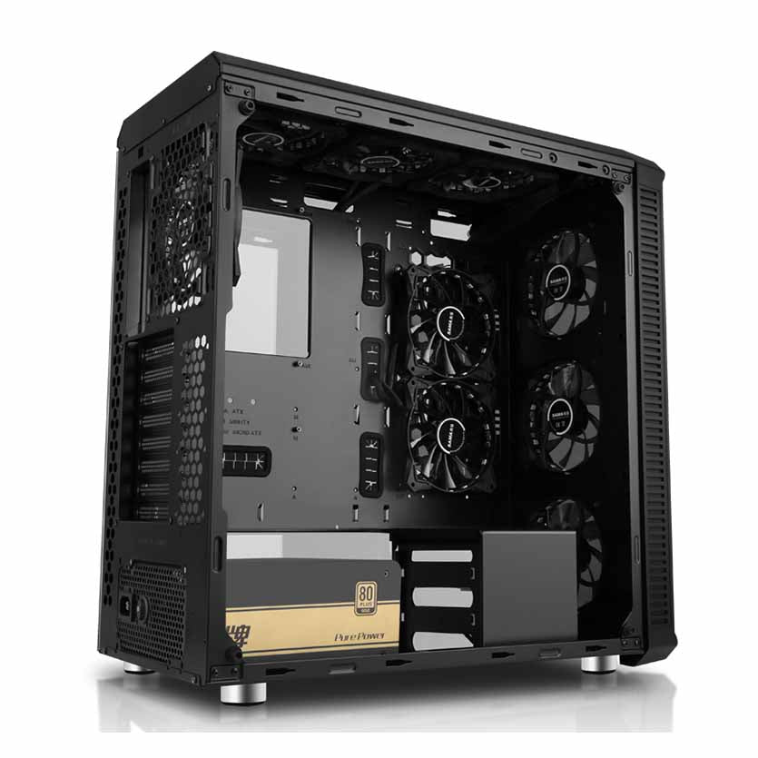 SAMA, VANGUARD FULL TOWER TEMPERED GLASS PC CASE