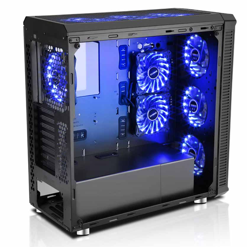 SAMA, VANGUARD FULL TOWER TEMPERED GLASS PC CASE