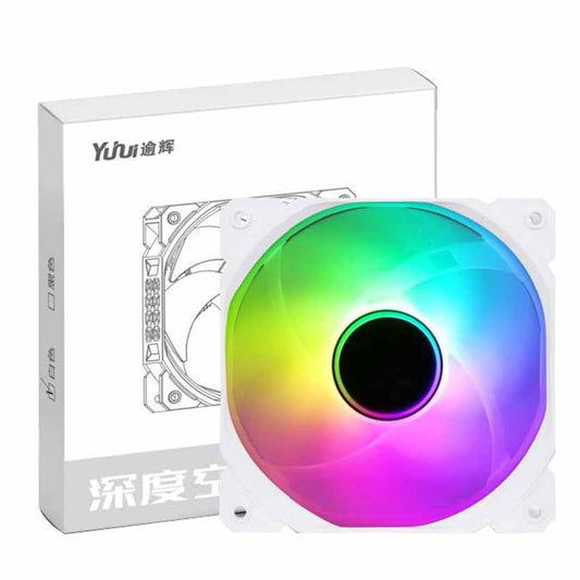 SAMA FRGB-WH 120mm WHITE FAN FIXED RAINBOW INFINITY MIRROR