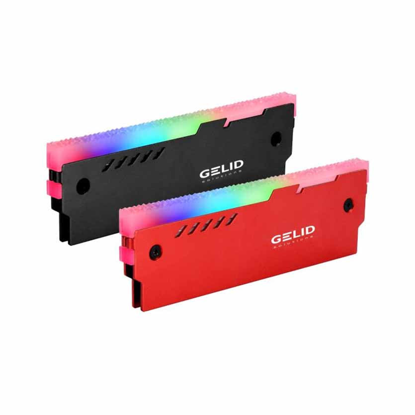 GELID GZ-RGB-01 LUMEN RGB RAM COOLING KIT BLACK