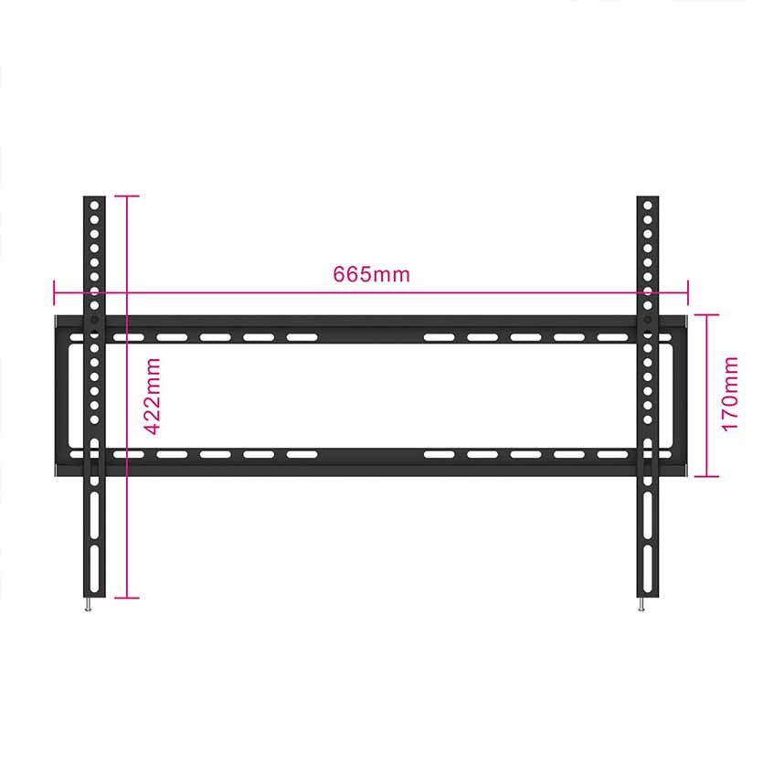 EWENT EW1503 TV & MONITOR WALL MOUNT FIX UPTO 70″ MAX.35KG FLAT