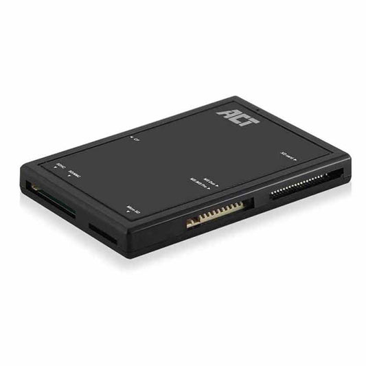 ACT, AC6370 MICRO SD EXTERNAL USB 3.2 CARD READER SD/MICRO, SD/SDHC BLACK
