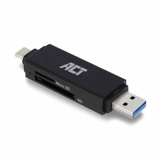 ACT AC6375 USB-C/USB-A 3.0 CARD READER