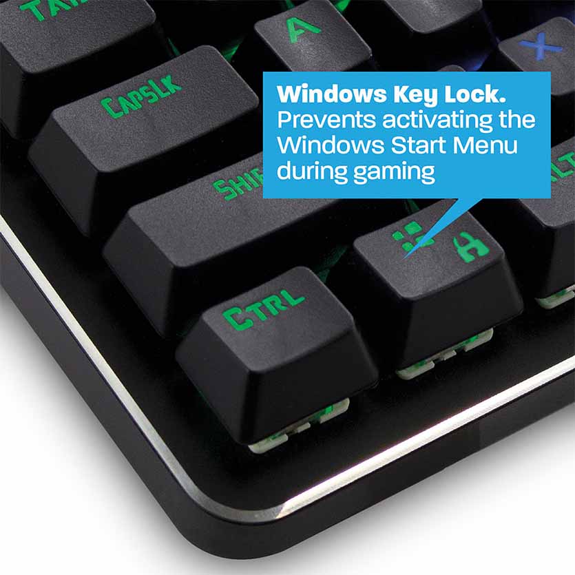 EWENT, PL3350 KEYBOARD RGB ILLUMINATED MECHANICAL GAMING USB QWERTY LAYOUIT
