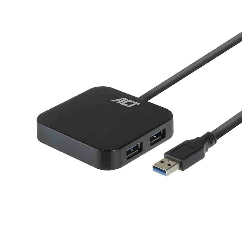 ACT, AC6305 USB HUB3.0 4-PORT 10W W/PSU