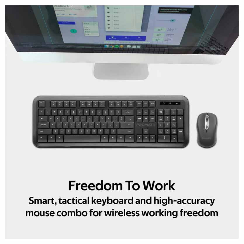 PROMATE PROCOMBO-6.BK/EN COMBO WIRELESS FULL SIZE INTERFACE DUAL