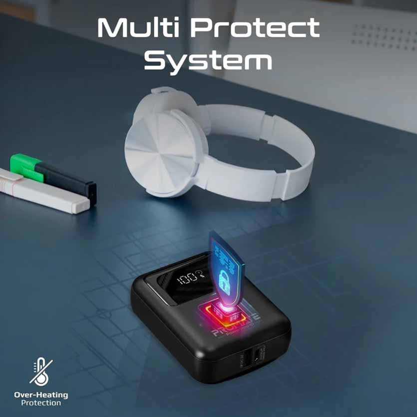 PROMATE POWERPOD-10.BLACK 10000mAh COMPACT POWERBANK 35W