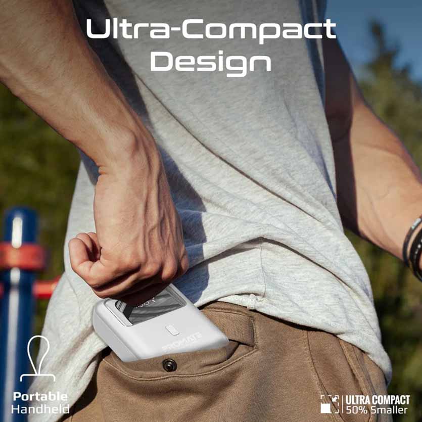 PROMATE POWERPOD-10.WHITE 10000mAh COMPACT POWERBANK 35W