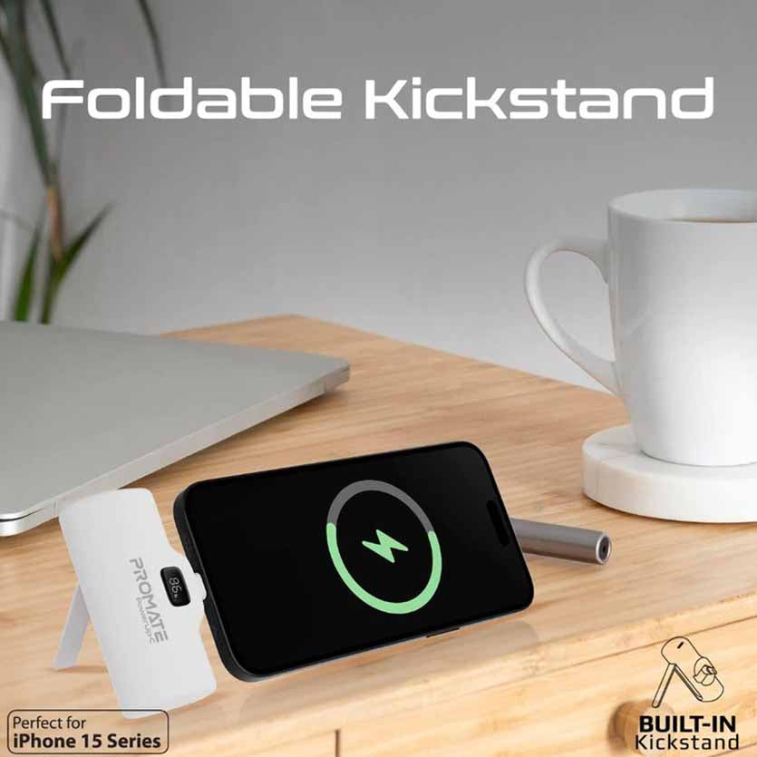 PROMATE POWERUP-C.WHITE 5000mAh COMPACT POWERBANK 20W