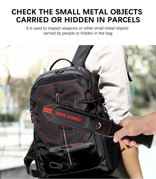 Noyafa NF-511 Handheld Metal Detector for Security and Object Detection