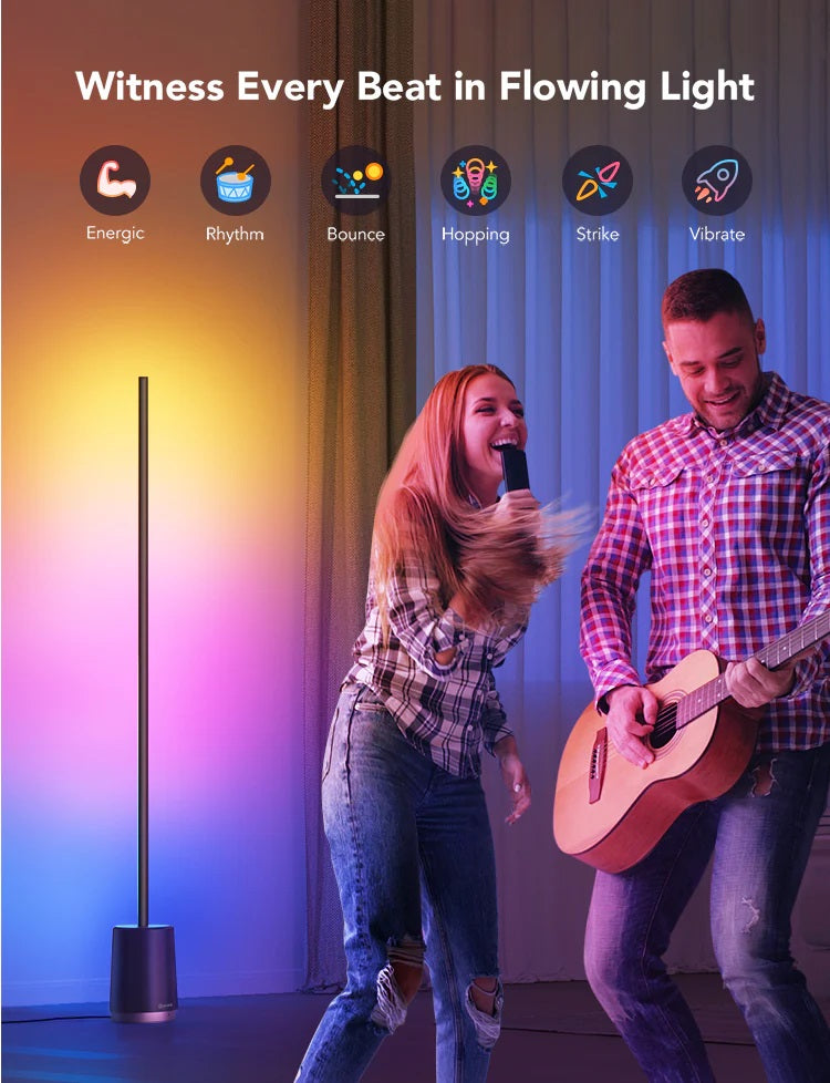 Govee H6072 RGBICWW Lyra Corner Floor Lamp