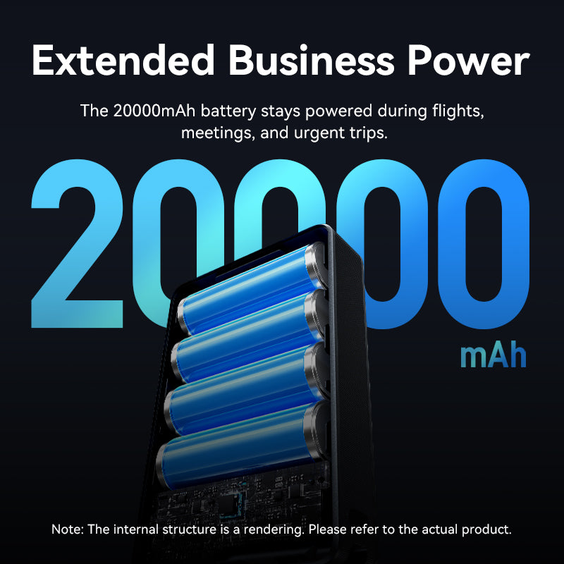 Vention Powerbank 20000mAh 65W+Built-in USBC FKDM0