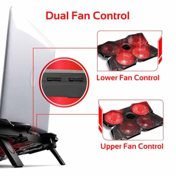 AIRBASE-3.BLACK COOLING PAD FOR LAPTOP W/SILENT FAN TECHNOLOGY PROMATE