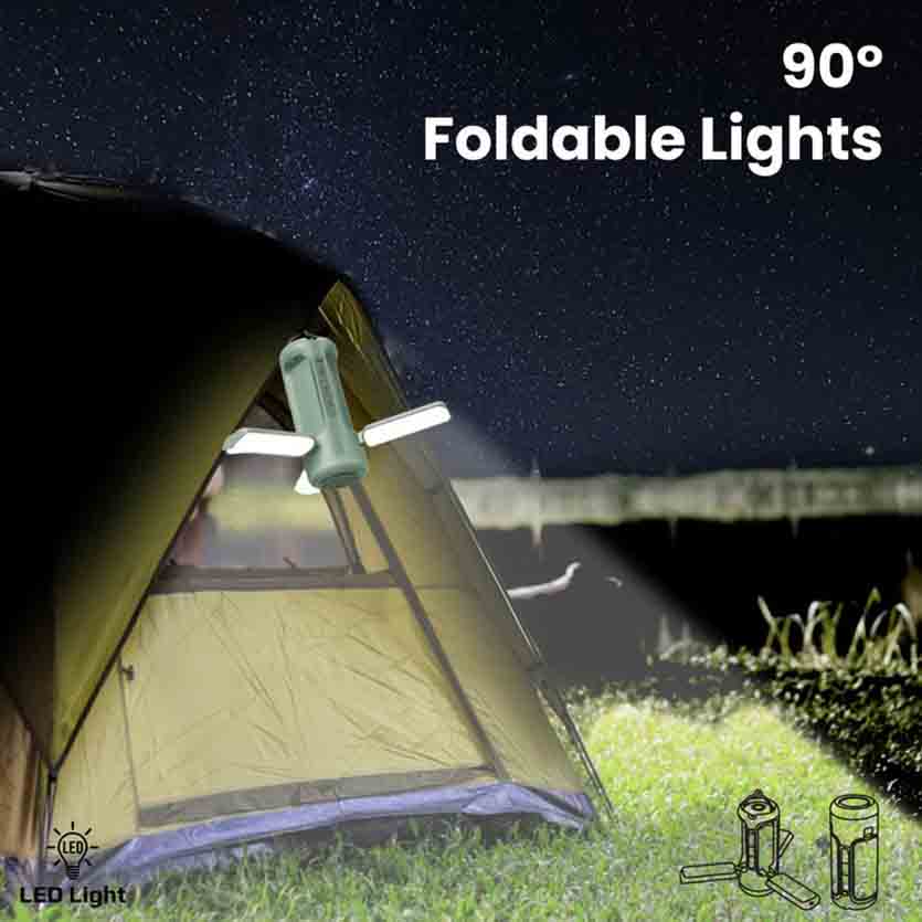 PROMATE CAMPMATE-4 MULTIFUNCTIONAL CAMPING KIT/6000mAh POWERBANK, BT SPEAKER