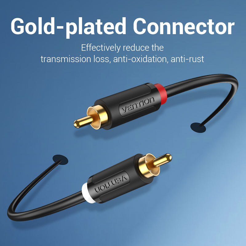 Vention AUDIO 2RCA to 2RCA M-M Cable 1.5m BCMBG
