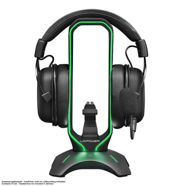 LC-HUB-HEAD-BUNGEE USB HUB & HEADPHONE HOLDER LC-POWER