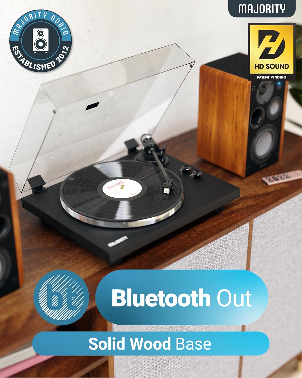 Majority Turntable STYLO Superior Quality Audiophile