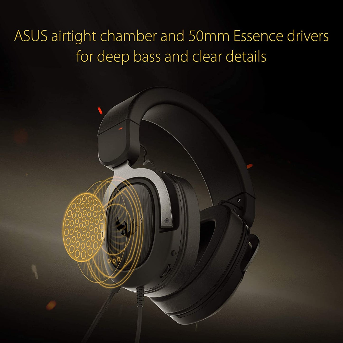 ASUS TUF GAMING H3 Gun Metal - Gaming Headset 3.5mm