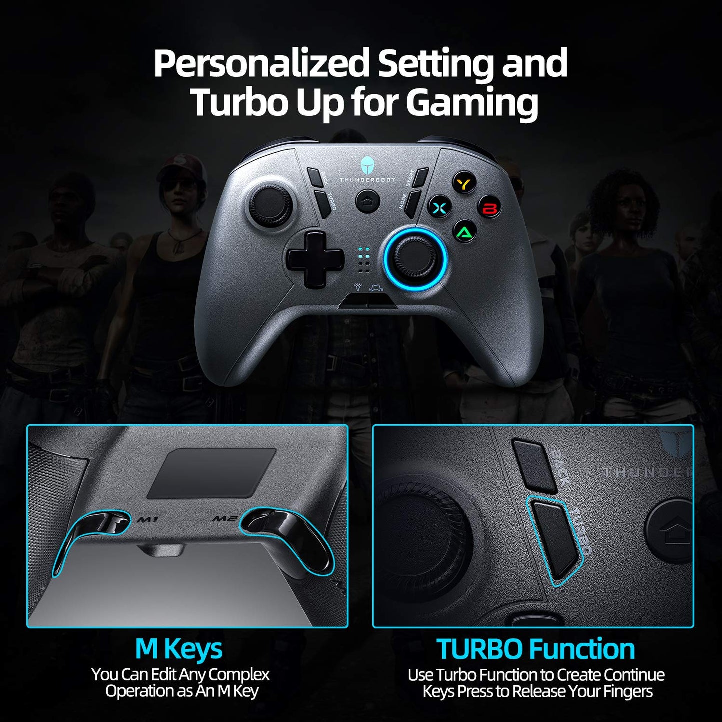Thunderobot G30 PC Gamepad With Vibration