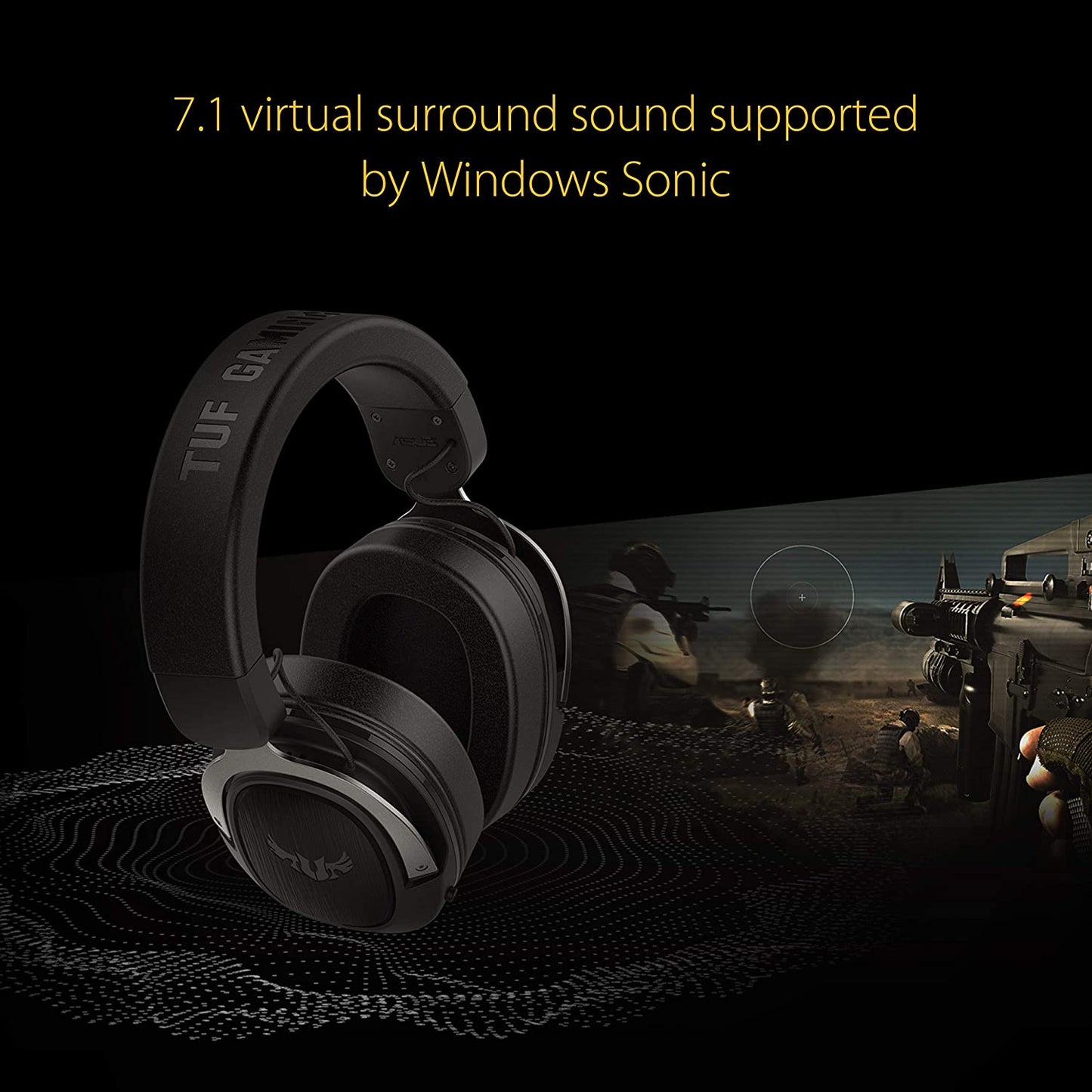 ASUS TUF GAMING H3 Gun Metal - Gaming Headset 3.5mm