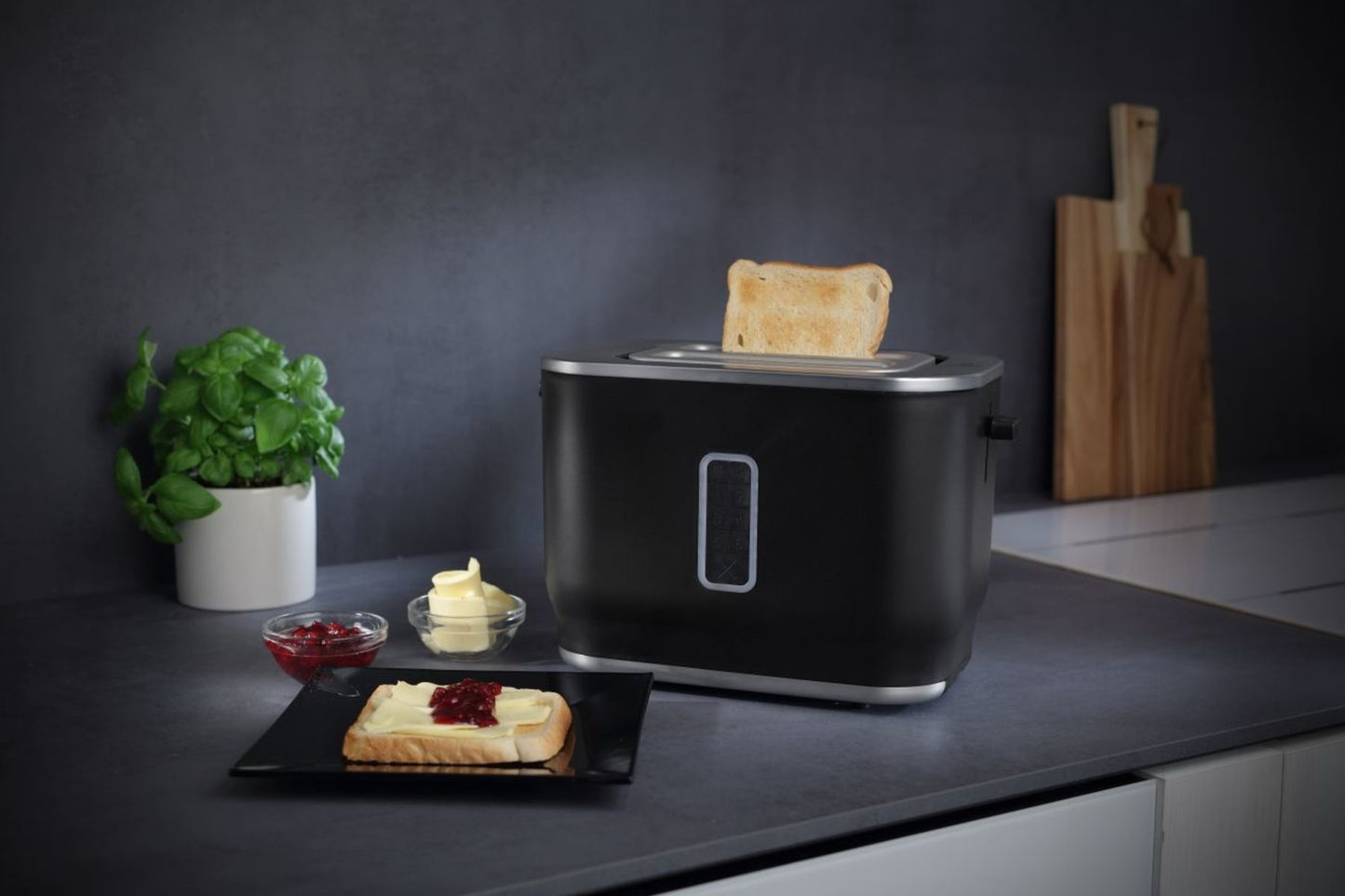 Gorenje Kitchen Toaster 800W 2 Slots 6 Heating Levels T800ORAB Black