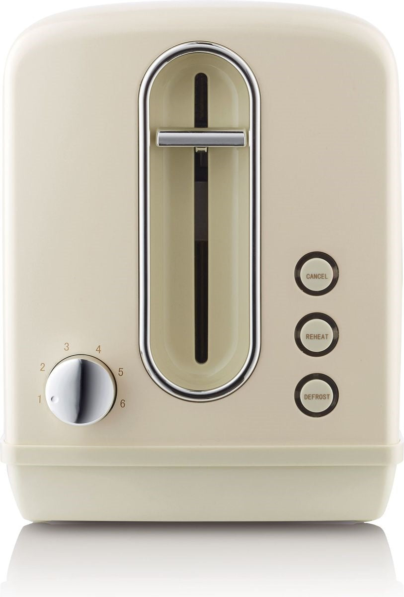 Gorenje T1100CLI Kitchen Toaster 850W 2 Slots 6 Heating Levels Ivory Metal
