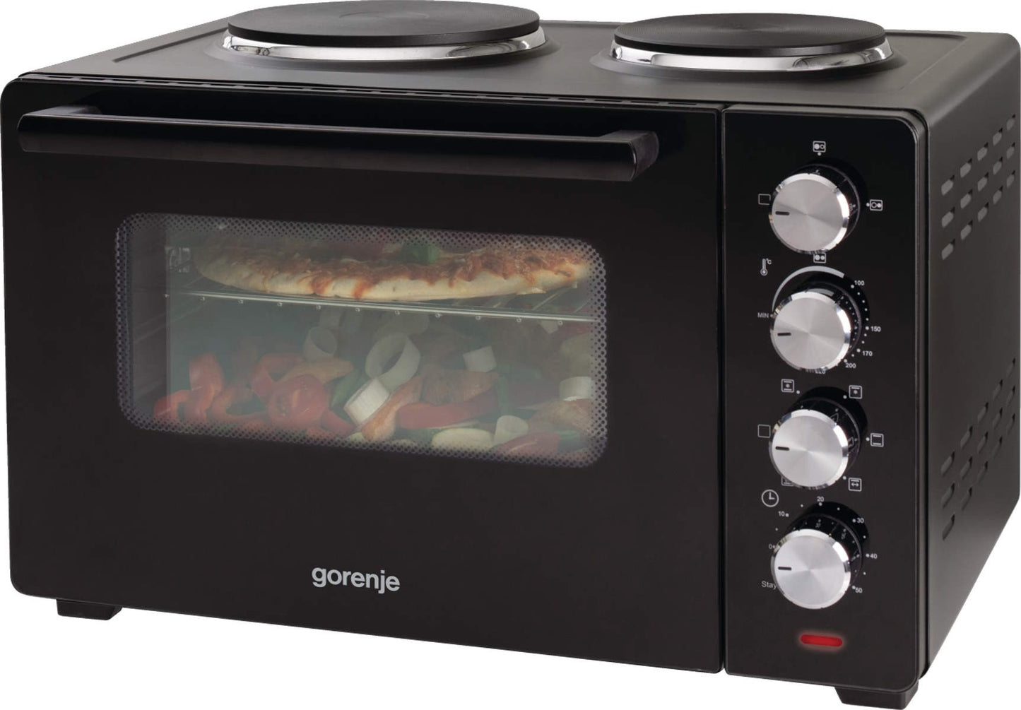 Gorenje Kitchen Oven 1000W 30L with Hot Plates OM30GBX