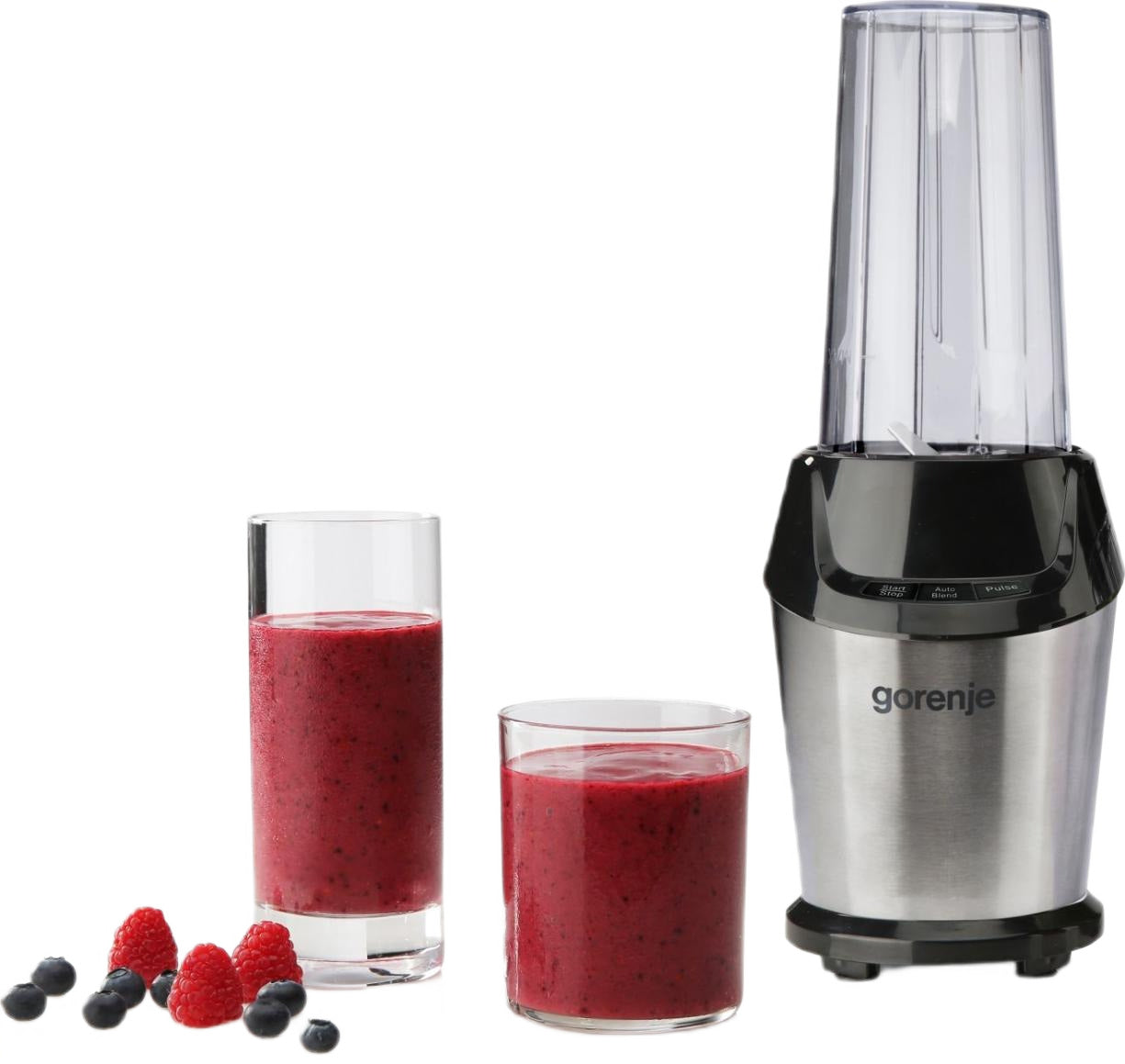Gorenje Kitchen Blender 1000W 0.75L Tritan Jug 20000 RPM 2 Speed BN1000BK Black/Silver