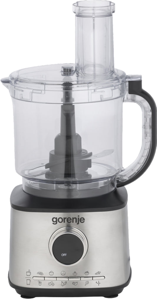 Gorenje SBR1500E Kitchen Blender Food Processor 1500W with 8 attachments Black/Inox