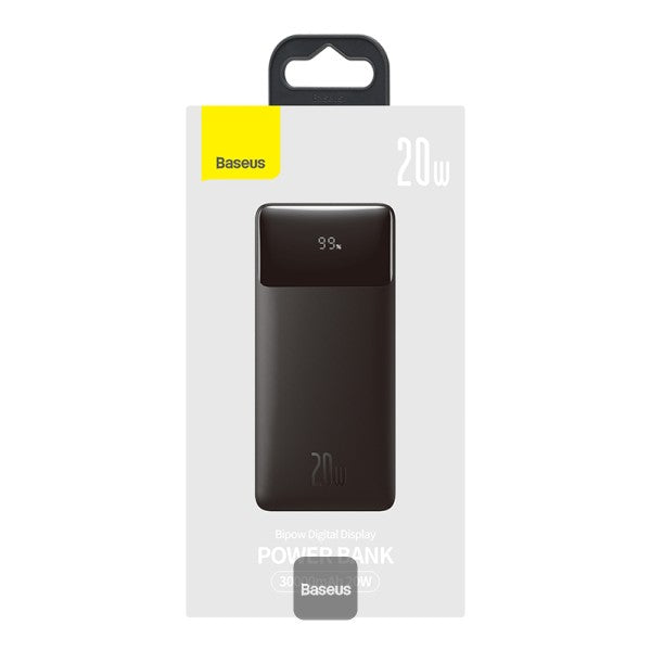 Baseus Powerbank 20W 30000mAh Bipow Black