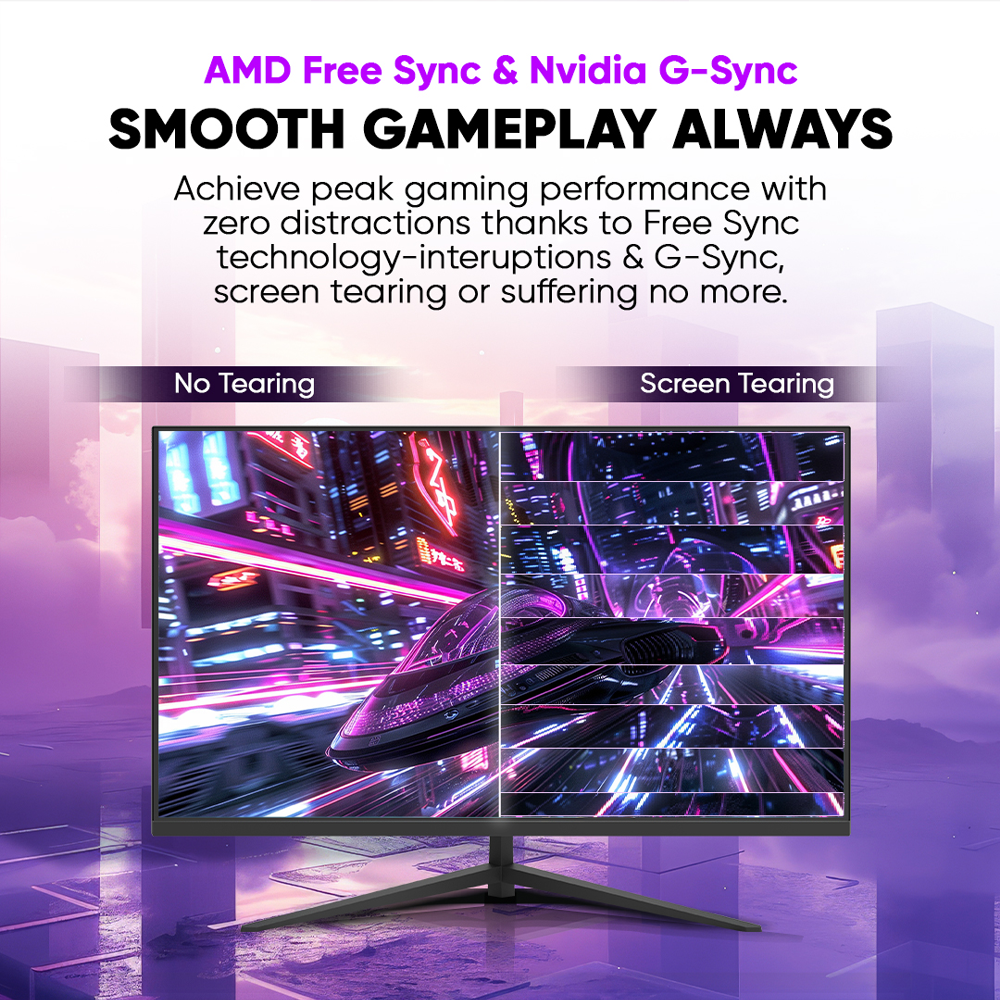 Armaggeddon PXP32Pro  Gaming Monitor 32'' Slim Frame 2K IPS 180Hz 1ms Black