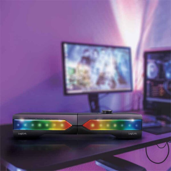 LOGILINK SP0059 SPEAKER MOBILE BT SOUNDBAR RGB 2 IN 1, USB 5W
