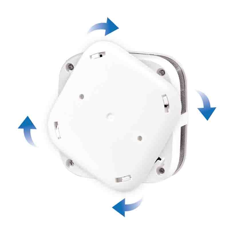LOGILINK SC0018 SMOKE DETECTOR, >85dB, PHOTOELECTRIC, 10-YEAR BATTERY LIFE, WHITE