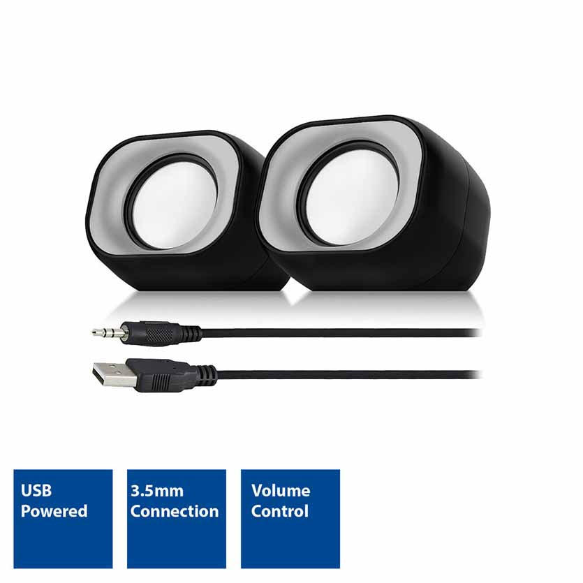 EMINENT EM3513 SPEAKERS 2.0 2*3W RMS USB POWERED