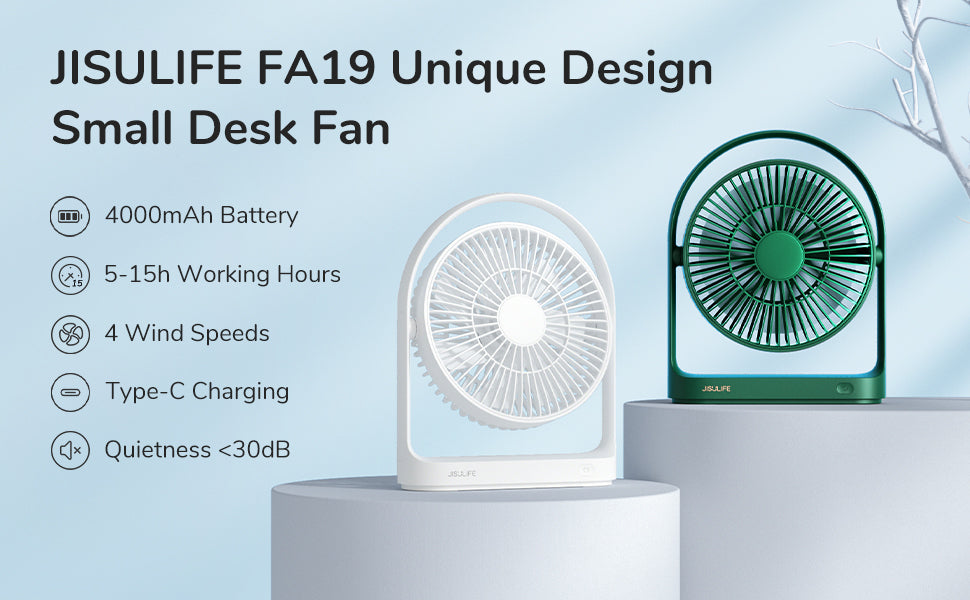Jisulife Desktop Portable Fan FA19A Green
