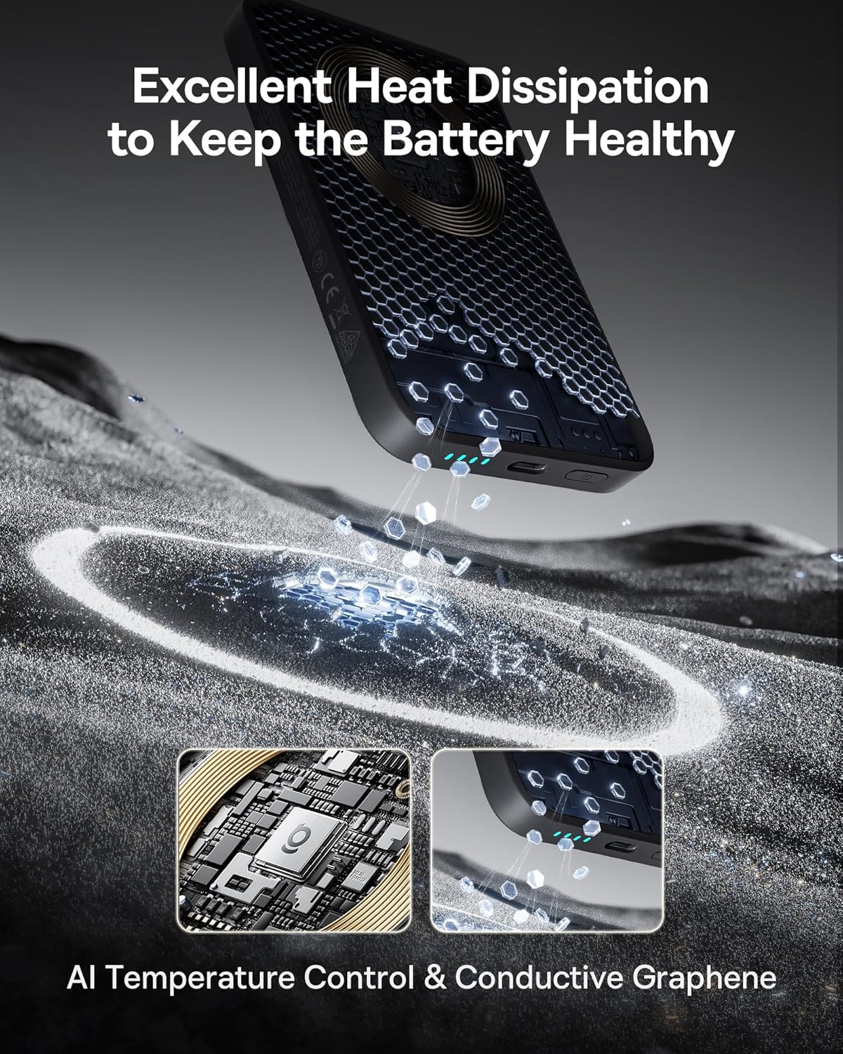 Baseus EnerFill FM11 Ultra Wireless Powerbank 22.5W 10000mAh Black