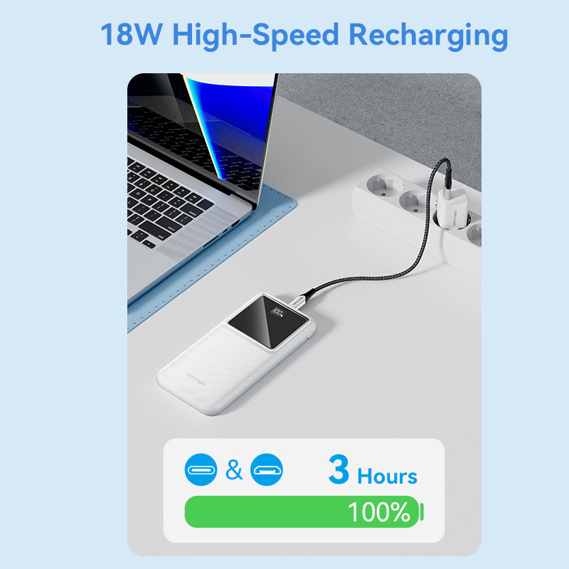 Vention Powerbank 10000mAh 22.5W Black FHKB0