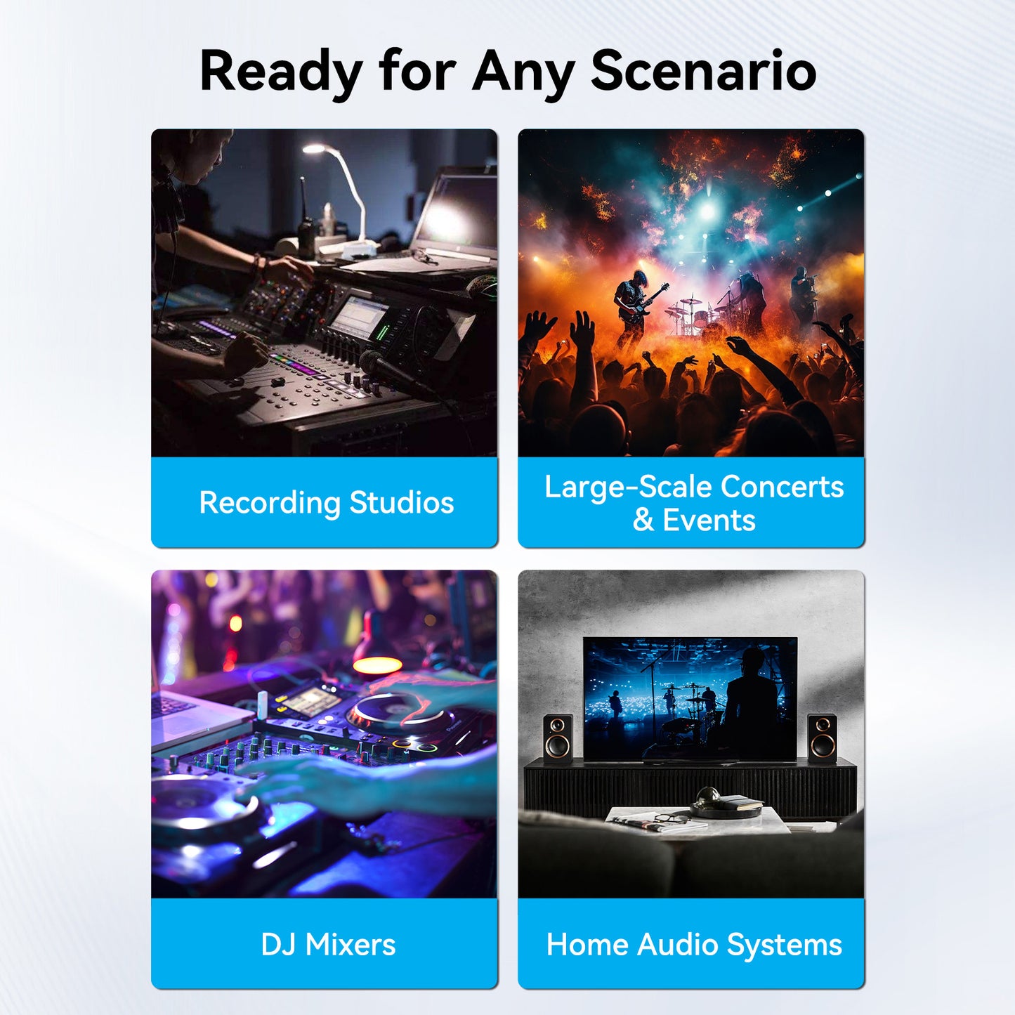 Vention BKHHI AUDIO XLR M-F Cable Braided-Metal 3.0m